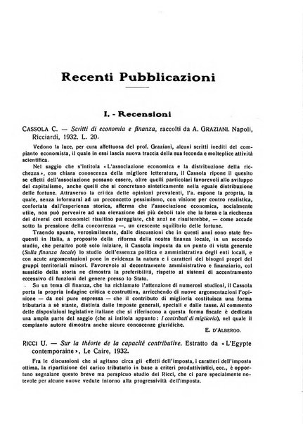 Giornale degli economisti e rivista di statistica