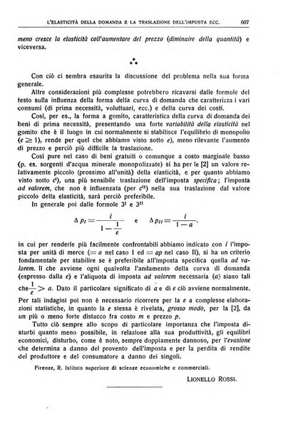 Giornale degli economisti e rivista di statistica