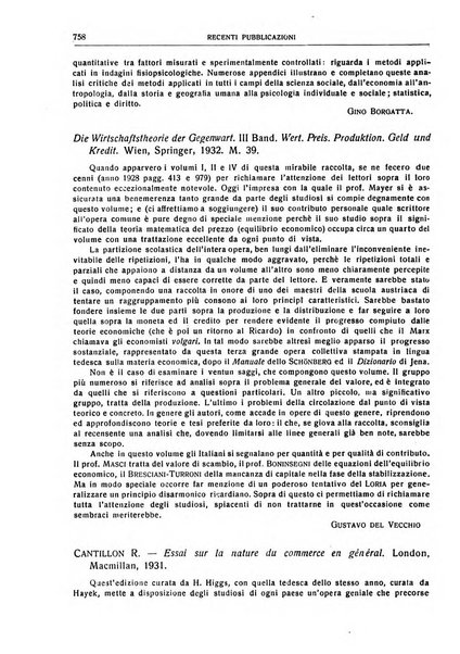 Giornale degli economisti e rivista di statistica