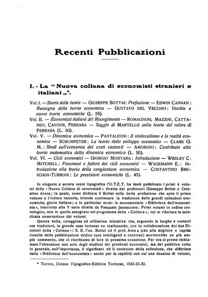 Giornale degli economisti e rivista di statistica