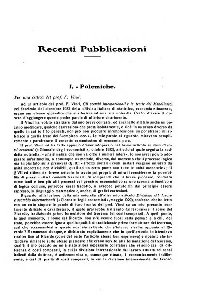 Giornale degli economisti e rivista di statistica