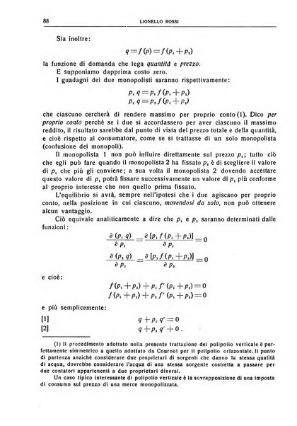 Giornale degli economisti e rivista di statistica