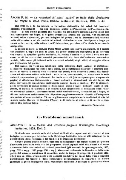 Giornale degli economisti e rivista di statistica