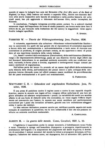 Giornale degli economisti e rivista di statistica