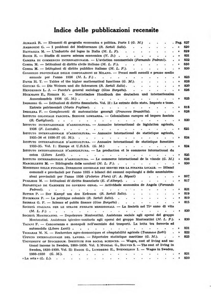 Giornale degli economisti e rivista di statistica