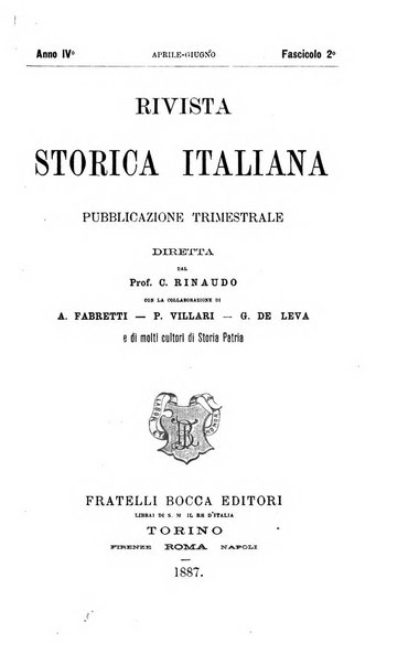 Rivista storica italiana