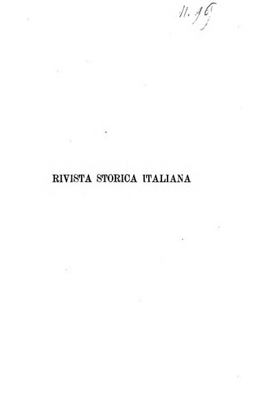 Rivista storica italiana