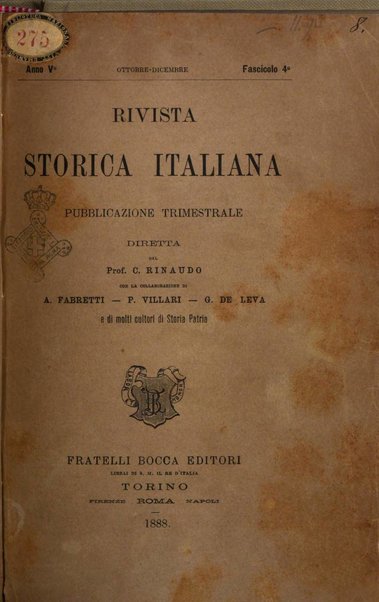 Rivista storica italiana