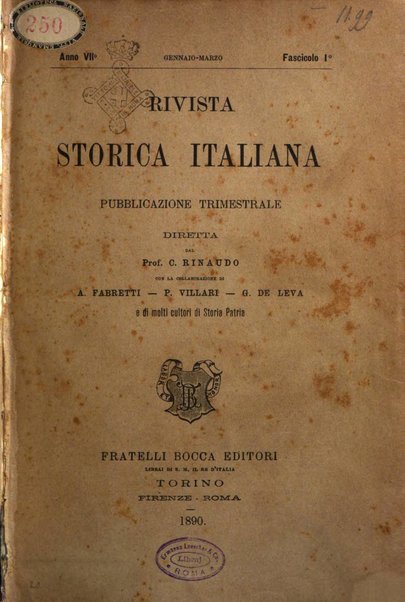 Rivista storica italiana