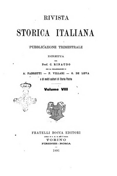 Rivista storica italiana