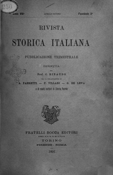 Rivista storica italiana