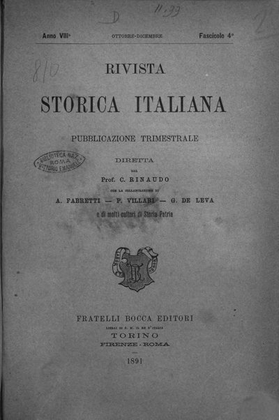 Rivista storica italiana