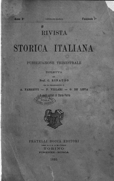 Rivista storica italiana