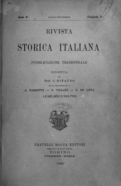 Rivista storica italiana