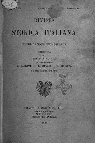 Rivista storica italiana