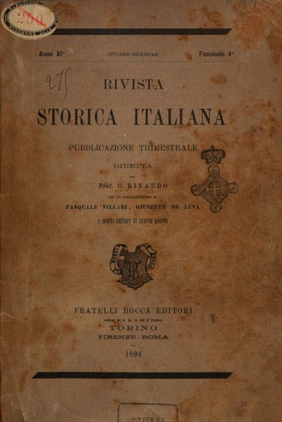 Rivista storica italiana