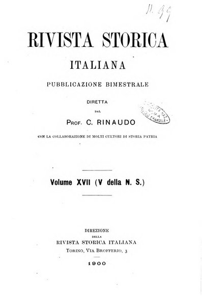 Rivista storica italiana