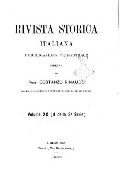 Rivista storica italiana