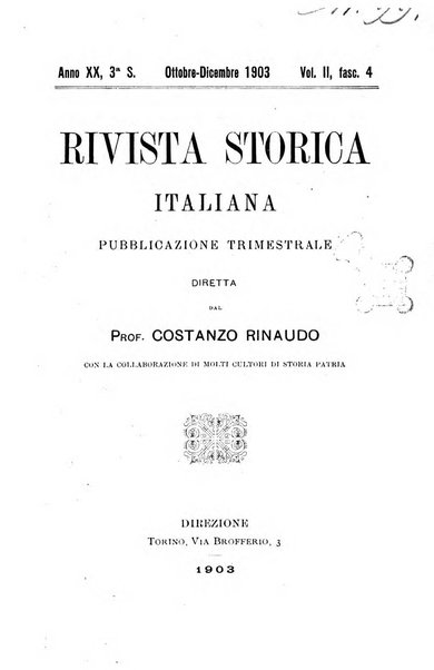 Rivista storica italiana