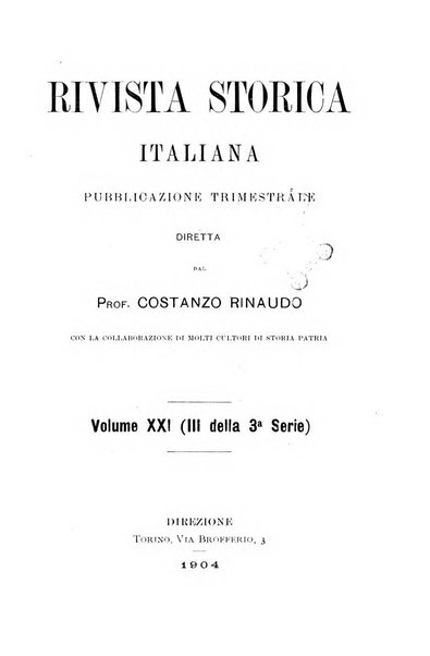 Rivista storica italiana