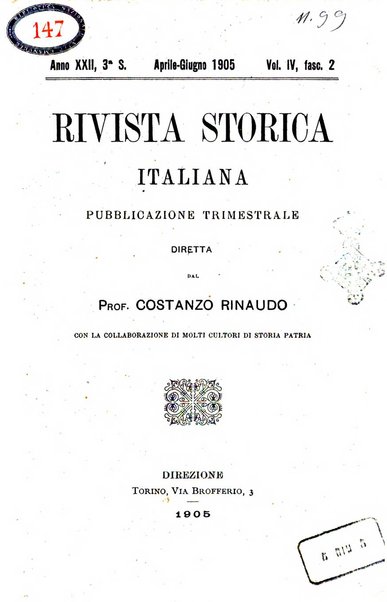 Rivista storica italiana