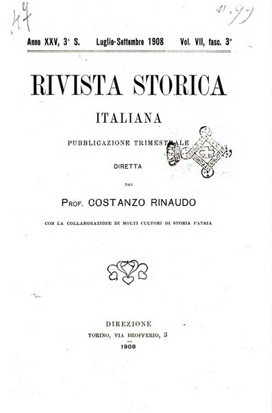 Rivista storica italiana