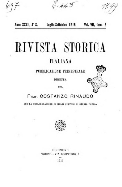 Rivista storica italiana