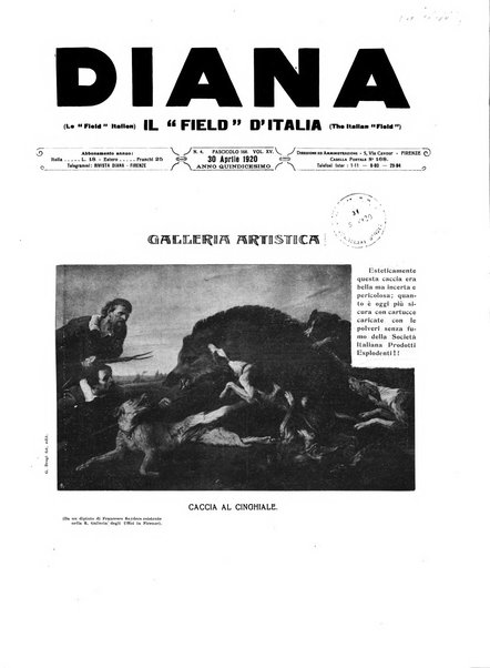 Diana rivista venatoria quindicinale