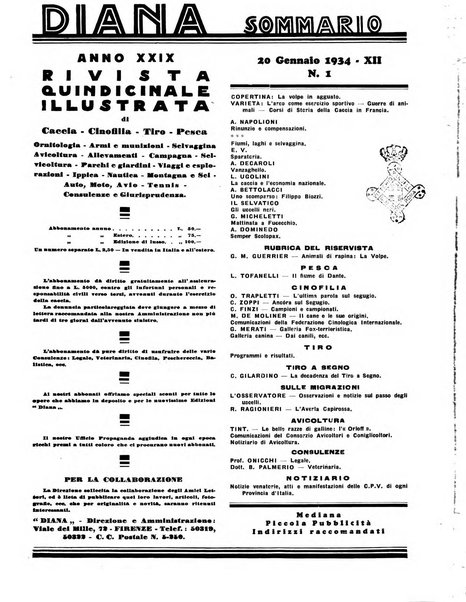 Diana rivista venatoria quindicinale