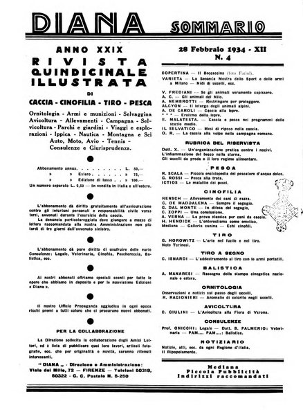 Diana rivista venatoria quindicinale