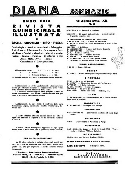 Diana rivista venatoria quindicinale