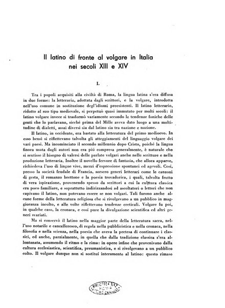 Cultura neolatina bollettino dell'Istituto di filologia romanza dell'Università di Roma