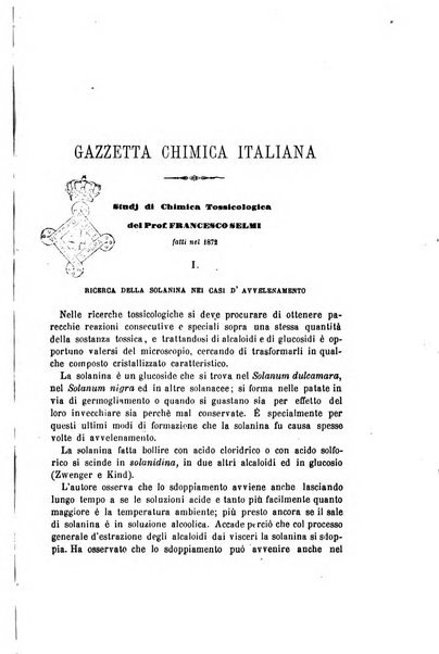 Gazzetta chimica italiana