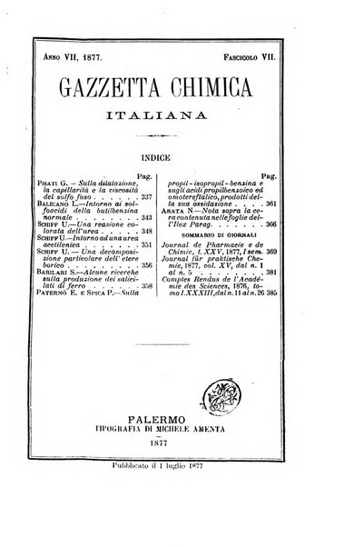 Gazzetta chimica italiana