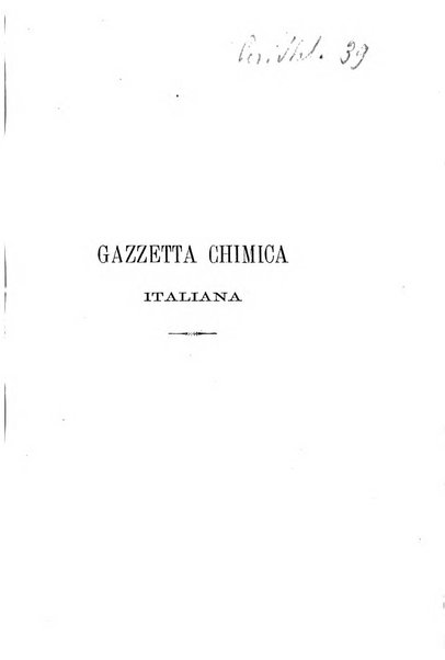 Gazzetta chimica italiana