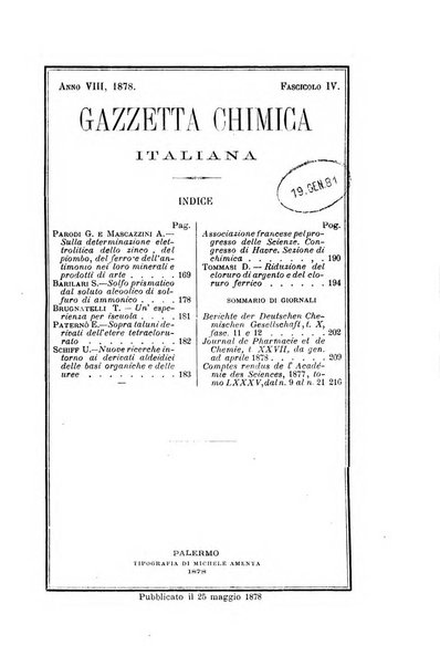 Gazzetta chimica italiana