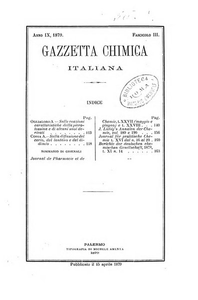 Gazzetta chimica italiana