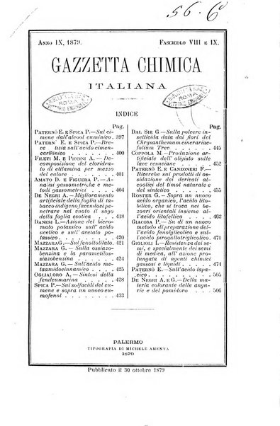 Gazzetta chimica italiana