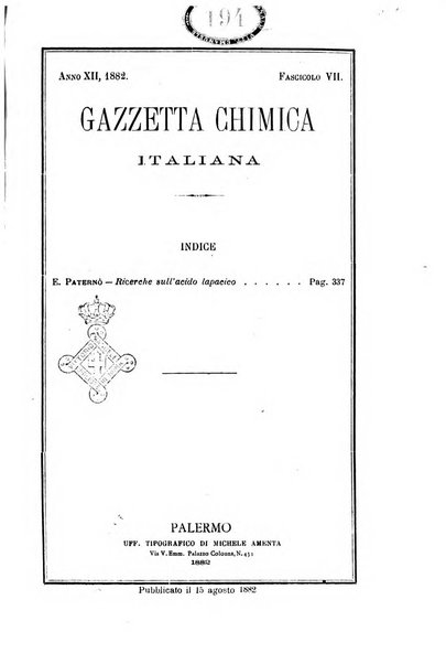 Gazzetta chimica italiana