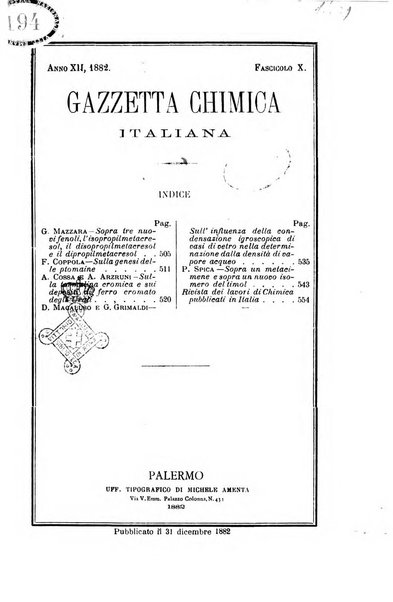 Gazzetta chimica italiana