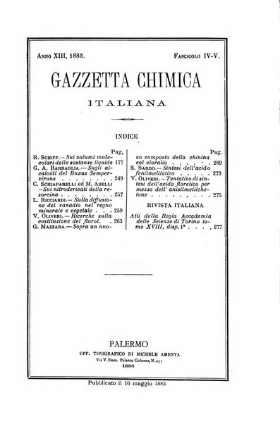 Gazzetta chimica italiana