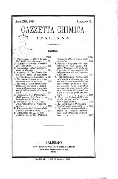 Gazzetta chimica italiana