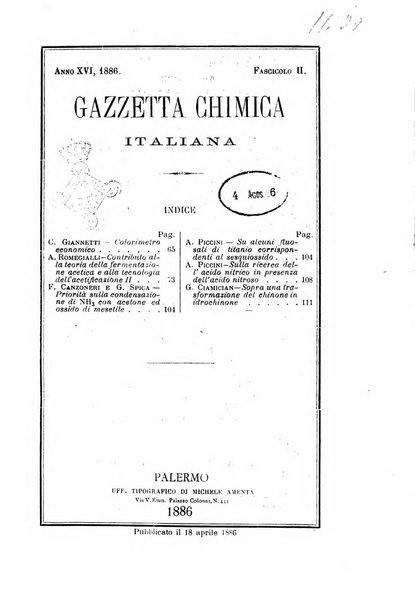 Gazzetta chimica italiana