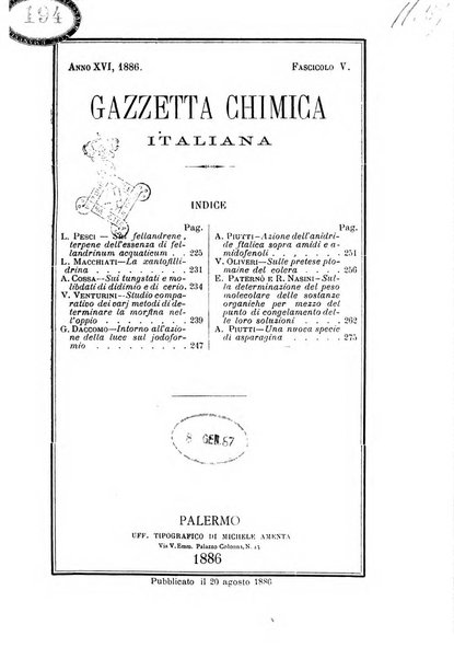 Gazzetta chimica italiana