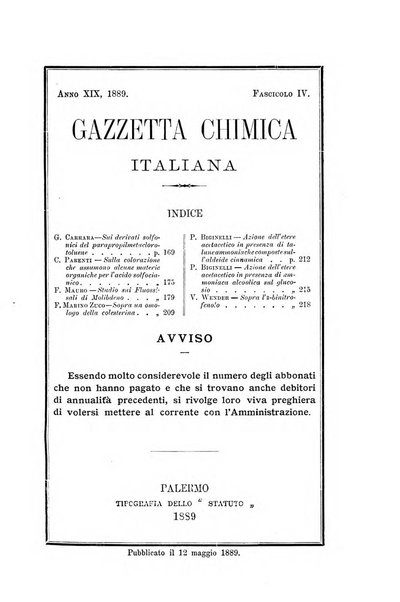 Gazzetta chimica italiana