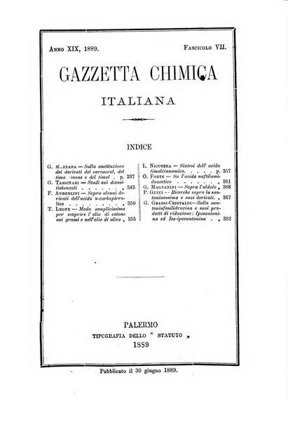 Gazzetta chimica italiana