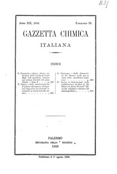 Gazzetta chimica italiana