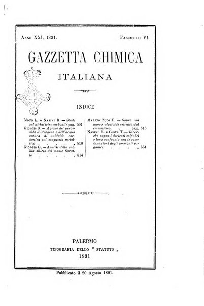 Gazzetta chimica italiana