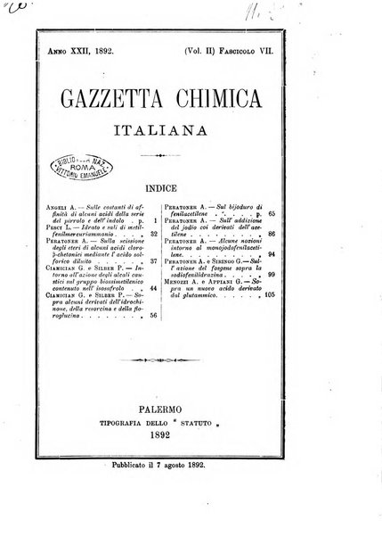 Gazzetta chimica italiana