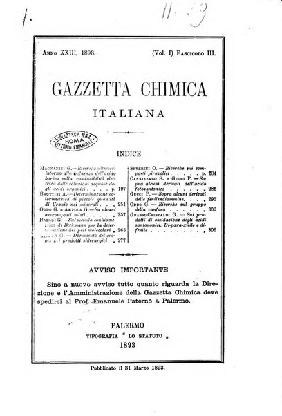 Gazzetta chimica italiana